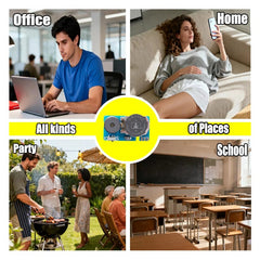 Yoveccy cricket chirp sounds option enhances realistic prank atmosphere.