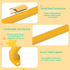 YOVXKAN orange monkey bar handle stands out for precise hand placement