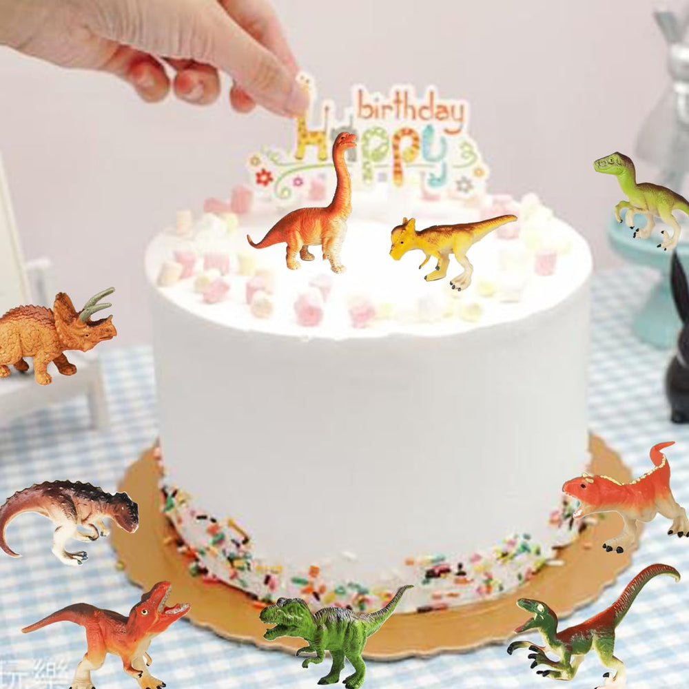 Yowlieu cupcake topper dinos combine decor with learning play