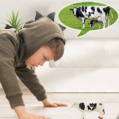 Yowlieu 8-pcs big animal figurines horse inspires dynamic pretend ranch or barnyard adventures.