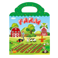 Yowlieu travel sticker book with handle for on-the-go fun