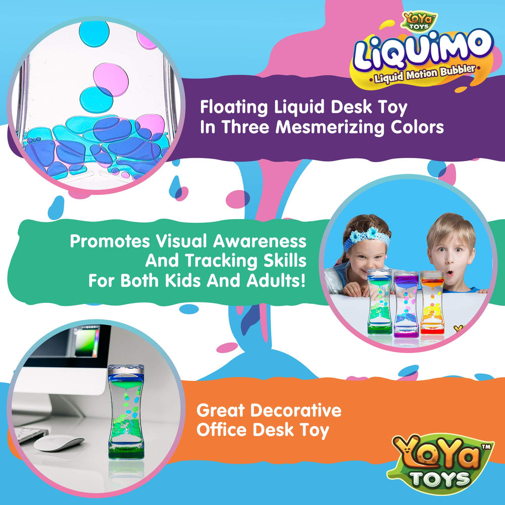 Three Liquimo bubblers neatly arranged as a desk-friendly set