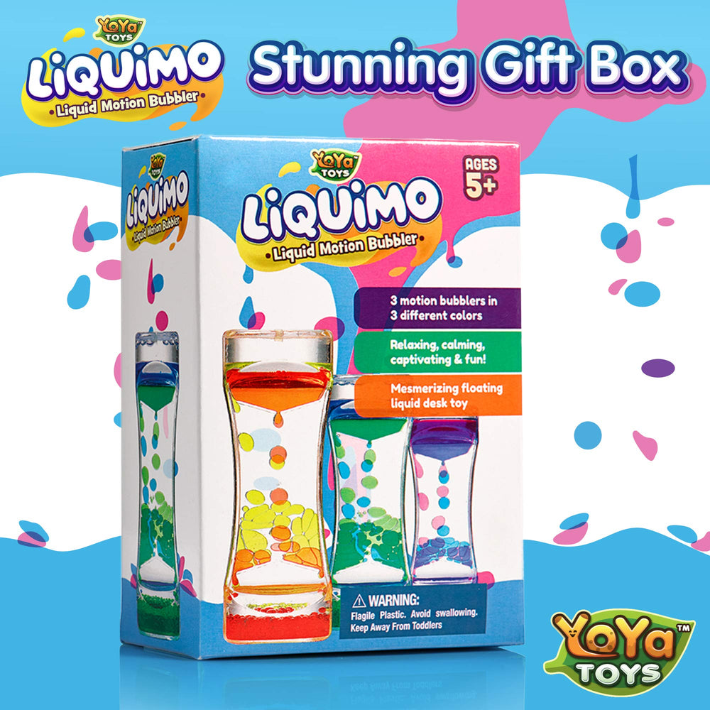 Liquimo color trails creating calming visual display