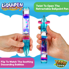 YoYa Liquipen writing action blends color and focus for everyday notes.