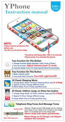 YOYOSTORE Kids Learning Phone side view demonstrates compact shape for small hands.