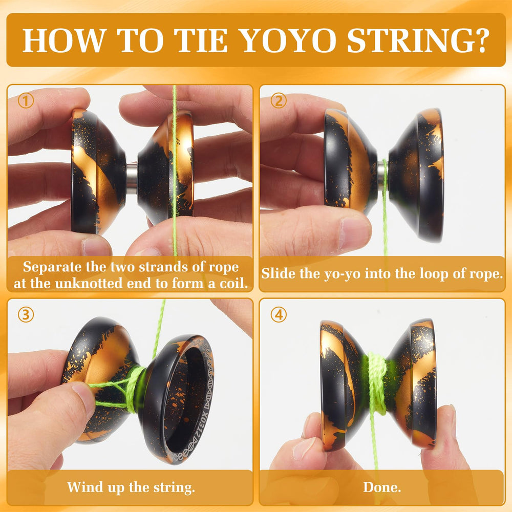 YOYOSTUDIO X0312 metal yoyo supports durable, reliable practice sessions