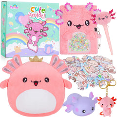 YOYTOO axolotl diary with lock for private notes and memories
