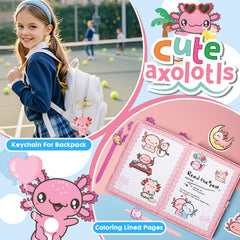 YOYTOO axolotl stickers for journaling and DIY crafts