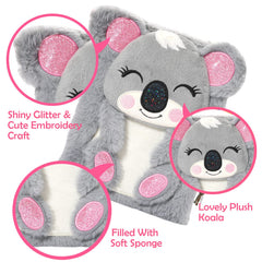 YOYTOO Plush koala texture diary soft and kid friendly for notes.
