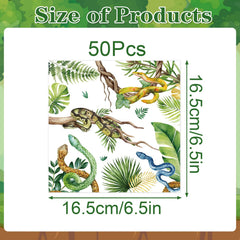 Yoyuspy snake napkins close-up shows soft, absorbent material for quick drying.