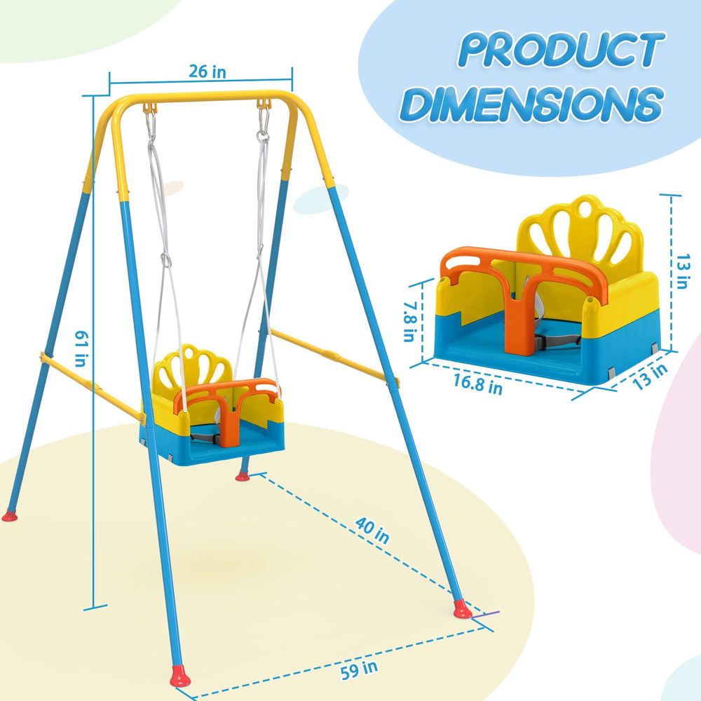 Yozoia backyard playtime image showing safe joyful toddler fun