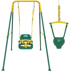 Yozoia Taleco 2-in-1 swing and jumper in action for safe versatile play