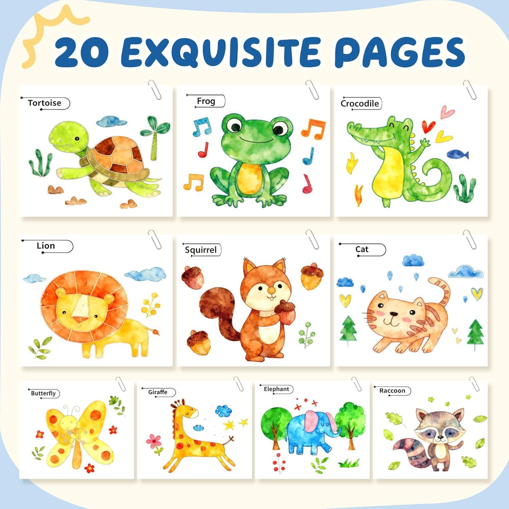 YPLUS Paint with Water Animals portable: take-anywhere art fun for kids