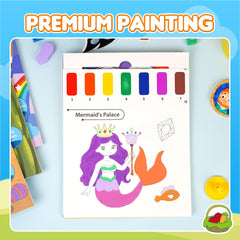YPLUS Paint with Water tear-out pages enable clean sharing and display