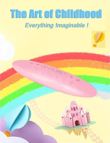 YPLUS Peanut Crayons easy-grip shape supports tiny hands.