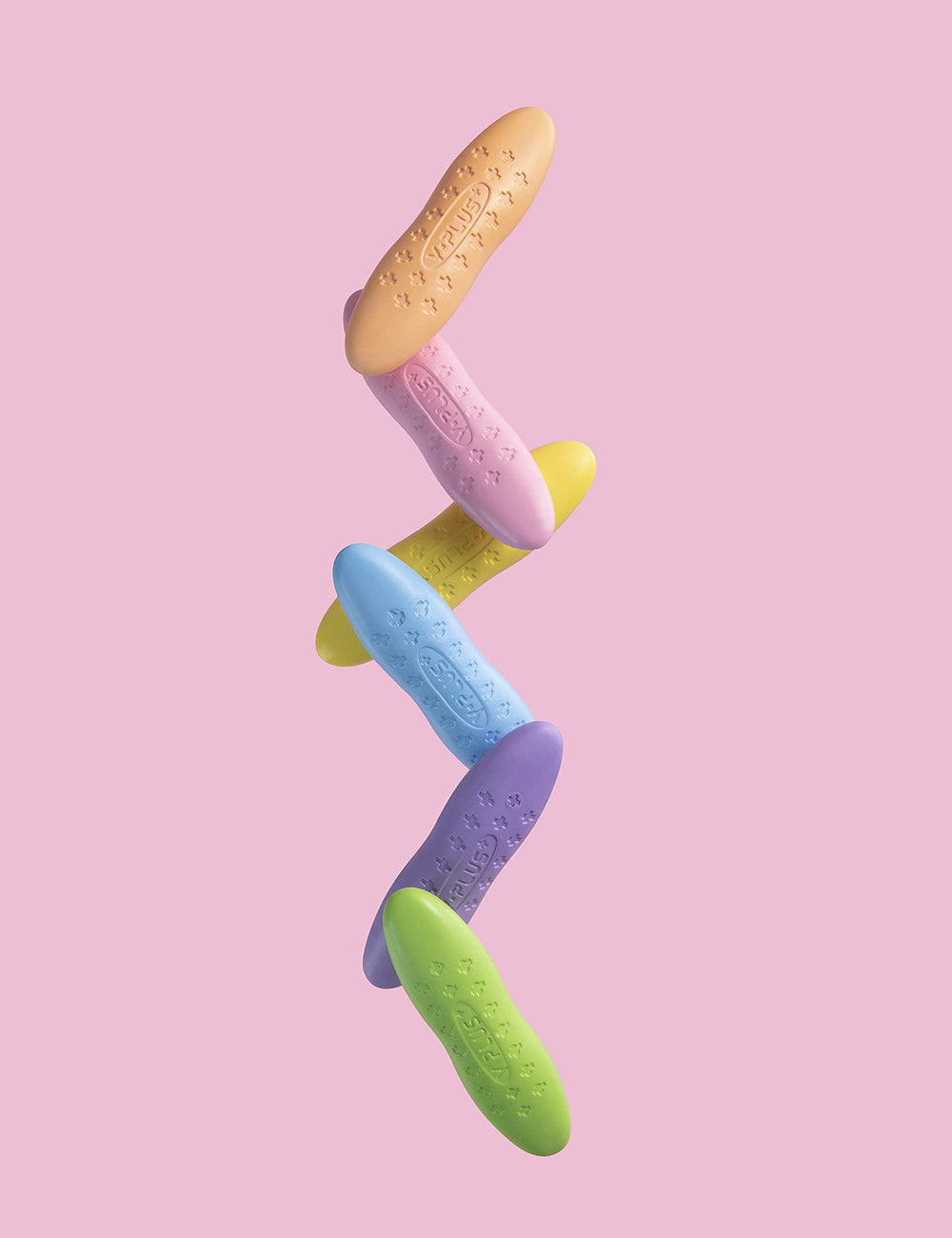 YPLUS Peanut Crayons non-toxic wax ensures safe coloring.