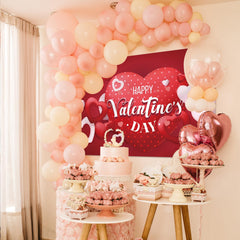 YQUQWN Valentines banner high-resolution print keeps colors sharp and vibrant.