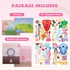Yrinfay durable magnetic pieces stay secure during active dress-up play.
