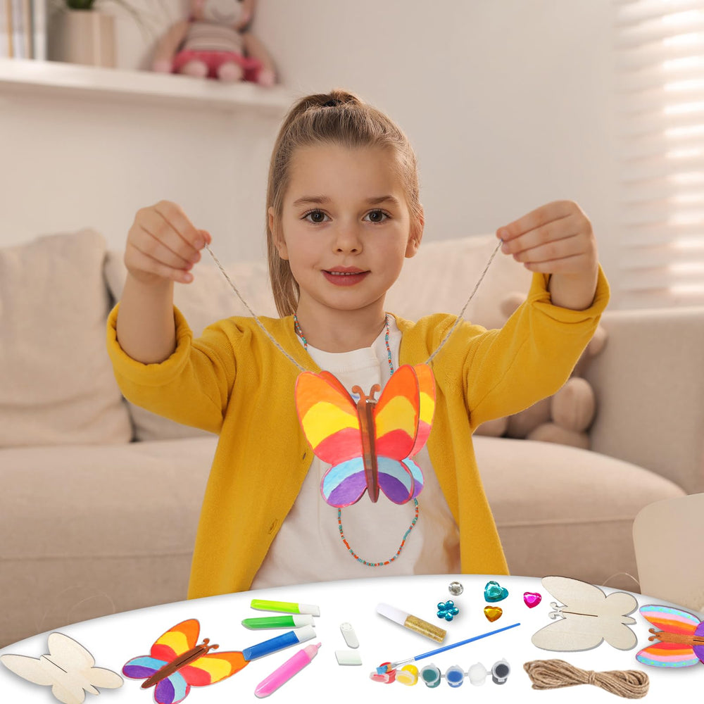 Yrinfay rope enables easy hanging of completed 3D butterfly art