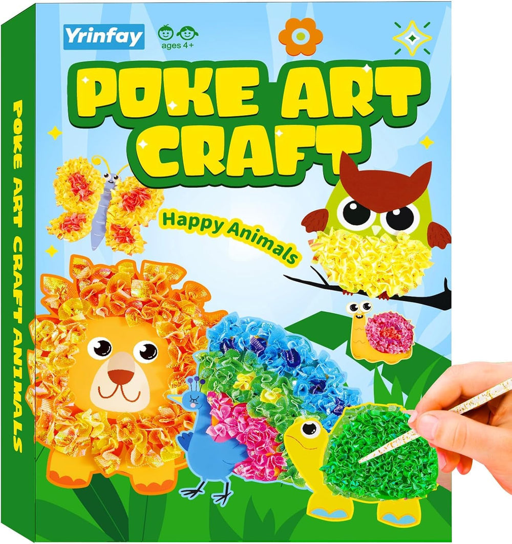 Yrinfay Poke Art Snail – hands-on sewing activity that sparks creativity.