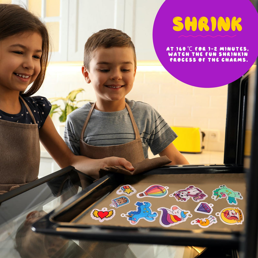 Yrinfay shrink press tool to flatten charms after baking.