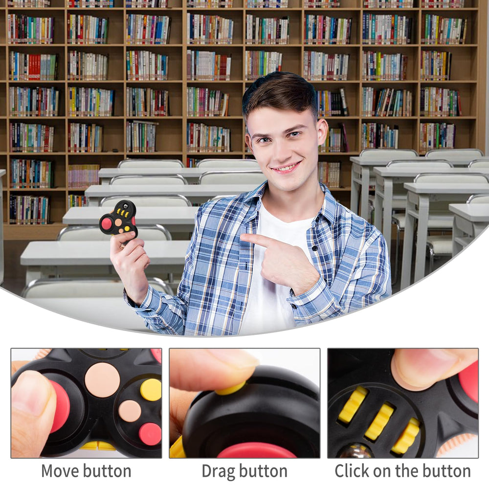 Yrissmiss Fidget Pad travel-ready compact design fits pockets easily