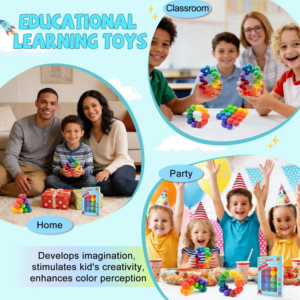 Yrissmiss interlocking puzzle allows safe rotation to form shapes