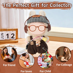 Yrlisfon glasses for 17 cm dolls enhance character and stylish looks