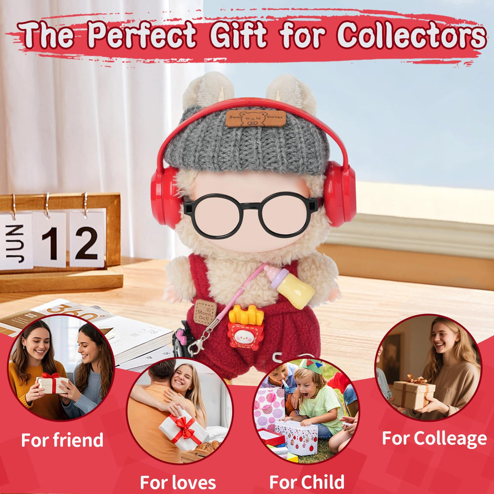 Yrlisfon glasses-headphones-shoes doll accessory completes varied looks