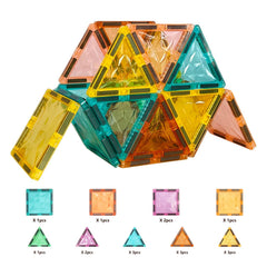 YRZtiles 3D progression visual demonstrates moving from simple shapes to complex models