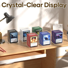 YSCare deck box closure keeps cards safely stored during transport