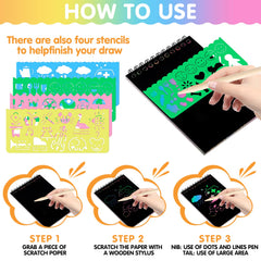 YSCare drawing templates pack sparks shape ideas and quick inspiration.
