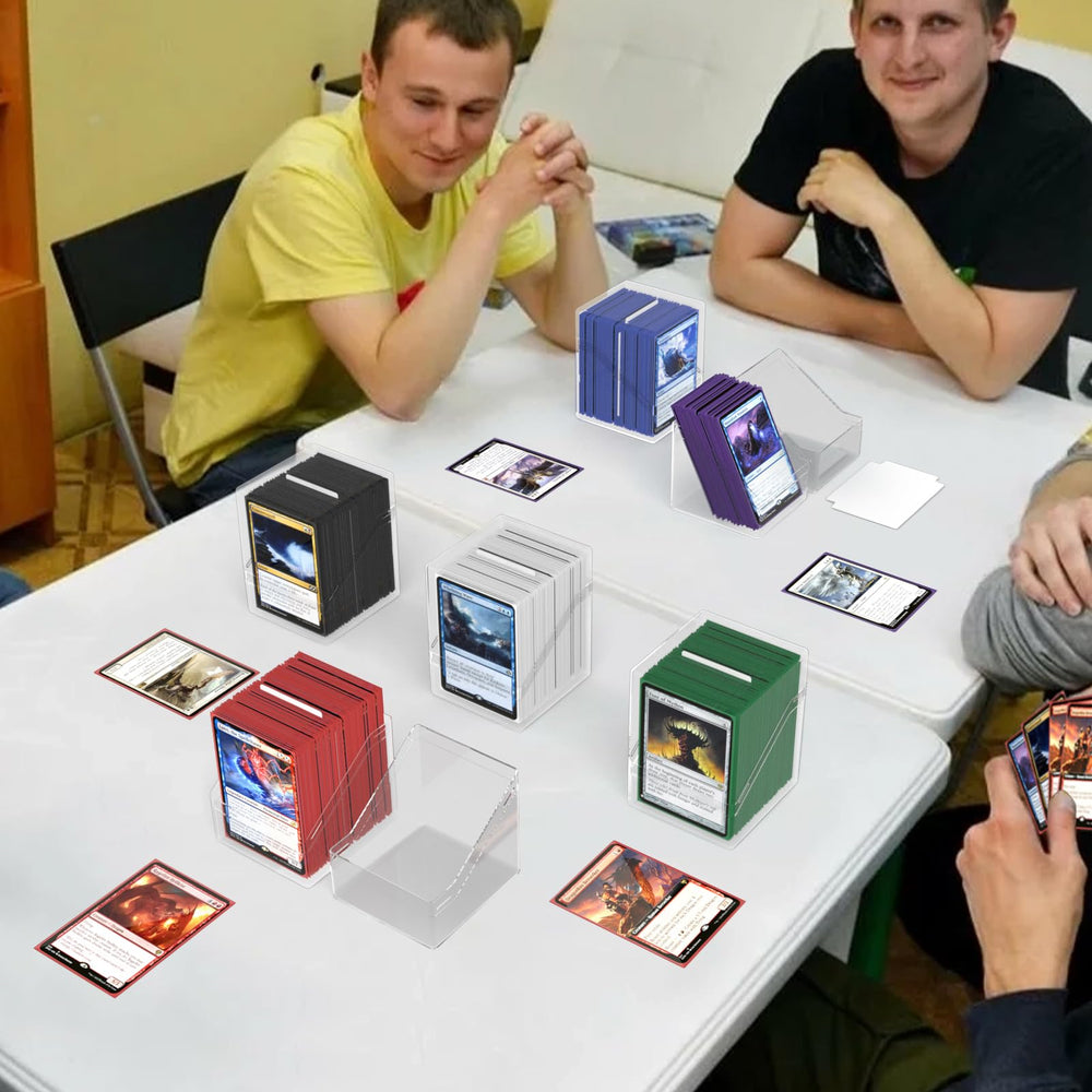 YSCare front view shows transparent display for previewing decks