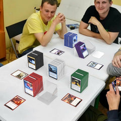 YSCare front view shows transparent display for previewing decks