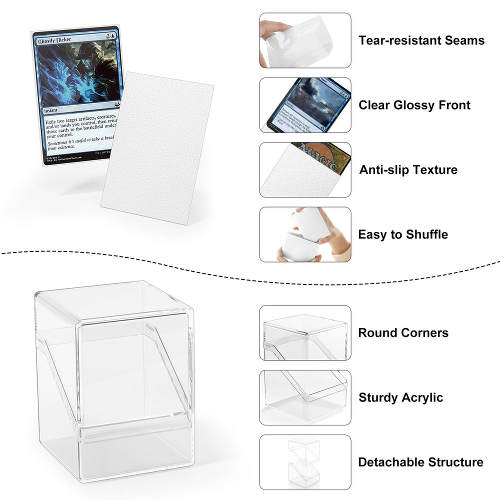YSCare two dividers for organized card sorting and quick access.