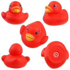 YsesoAi squeaky rubber ducks bath toys; perfect for baby showers and party favors.