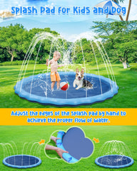 YSJILIDE splash pad dual-edge spray provides customizable water flow