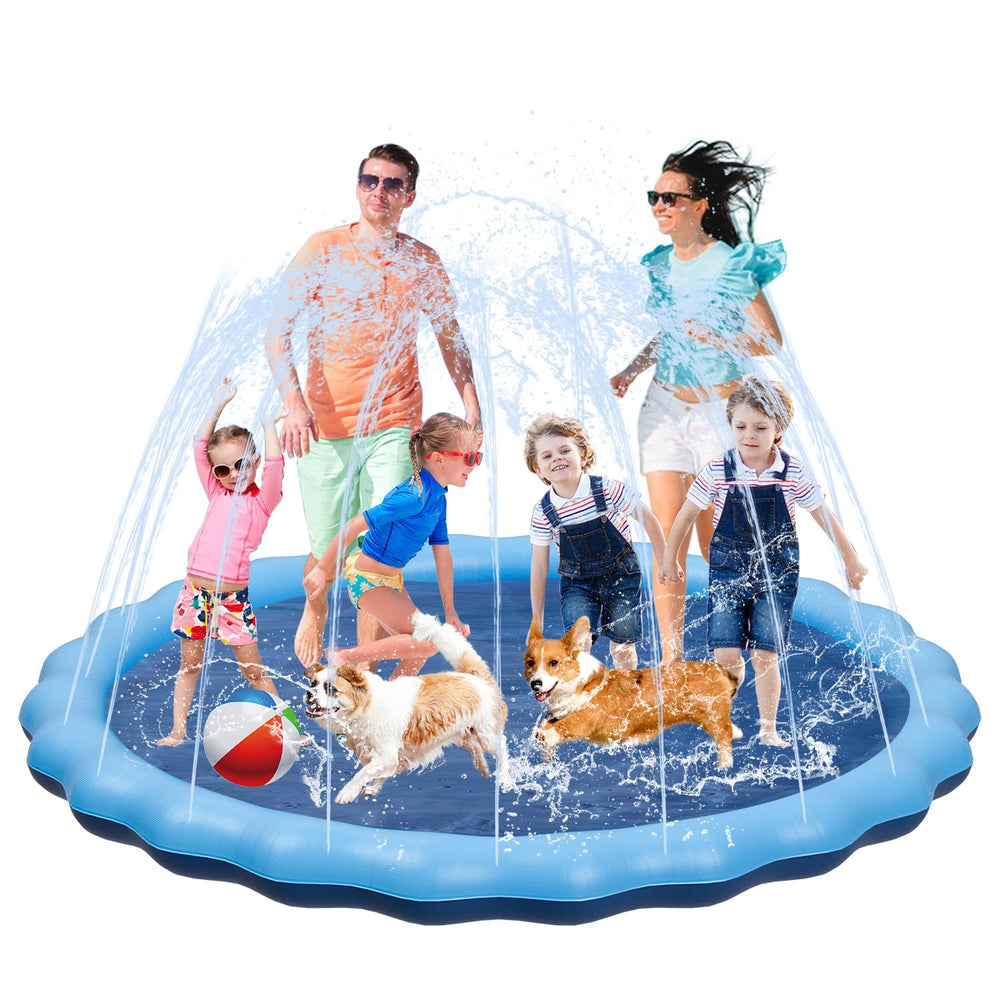 YSJILIDE splash pad with non-slip surface for safe outdoor play