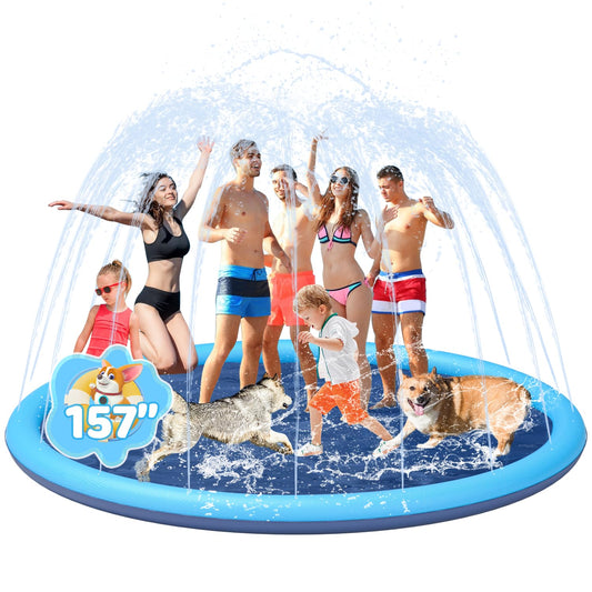YSJILIDE splash pad surface with slip-resistant texture for safe outdoor play