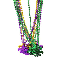 YSPPF vibrant color bouquet necklaces in gold, purple, and green for costumes