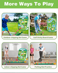 YSZZYSM putting mat with smooth surface for accurate putting practice