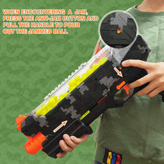 YTSWELE 50-round hopper minimizes reloads for extended play.