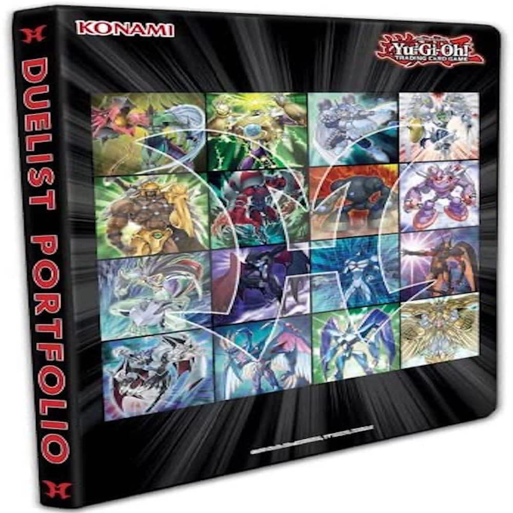 Yu-Gi-Oh! Elemental Hero 9-Pocket Duelist Portfolio front view protects and organizes cards
