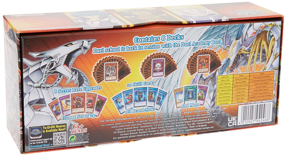 Yu-Gi-Oh! Speed Duel GX Duel Academy Box card array highlights new strategies for faster play.