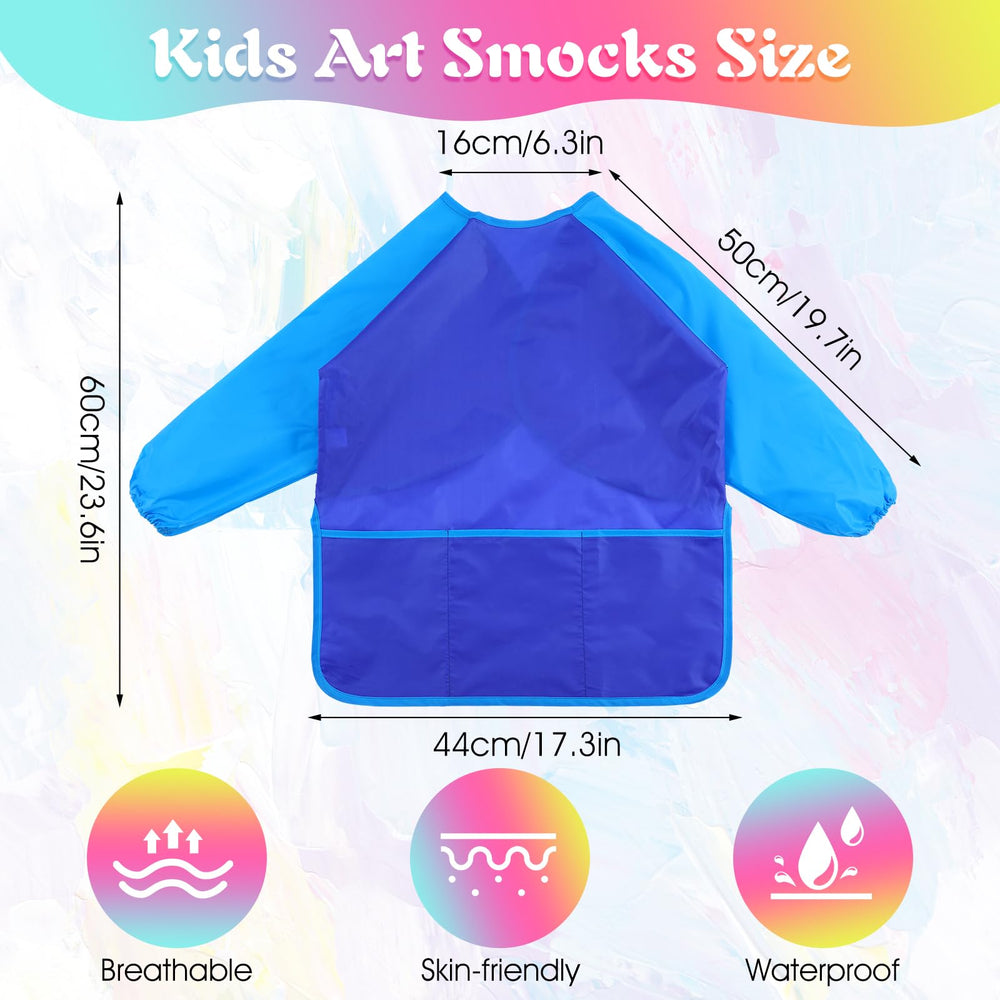 Yuanan smock with long sleeves offering full coverage for cooking sessions