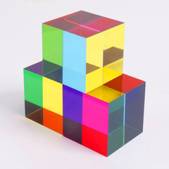 YuanDian CMY Cube inside mini cube displays surprising inner geometry.