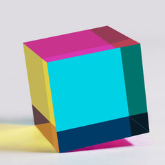 YuanDian CMY Cube large 80mm color-mixing display for desk decor
