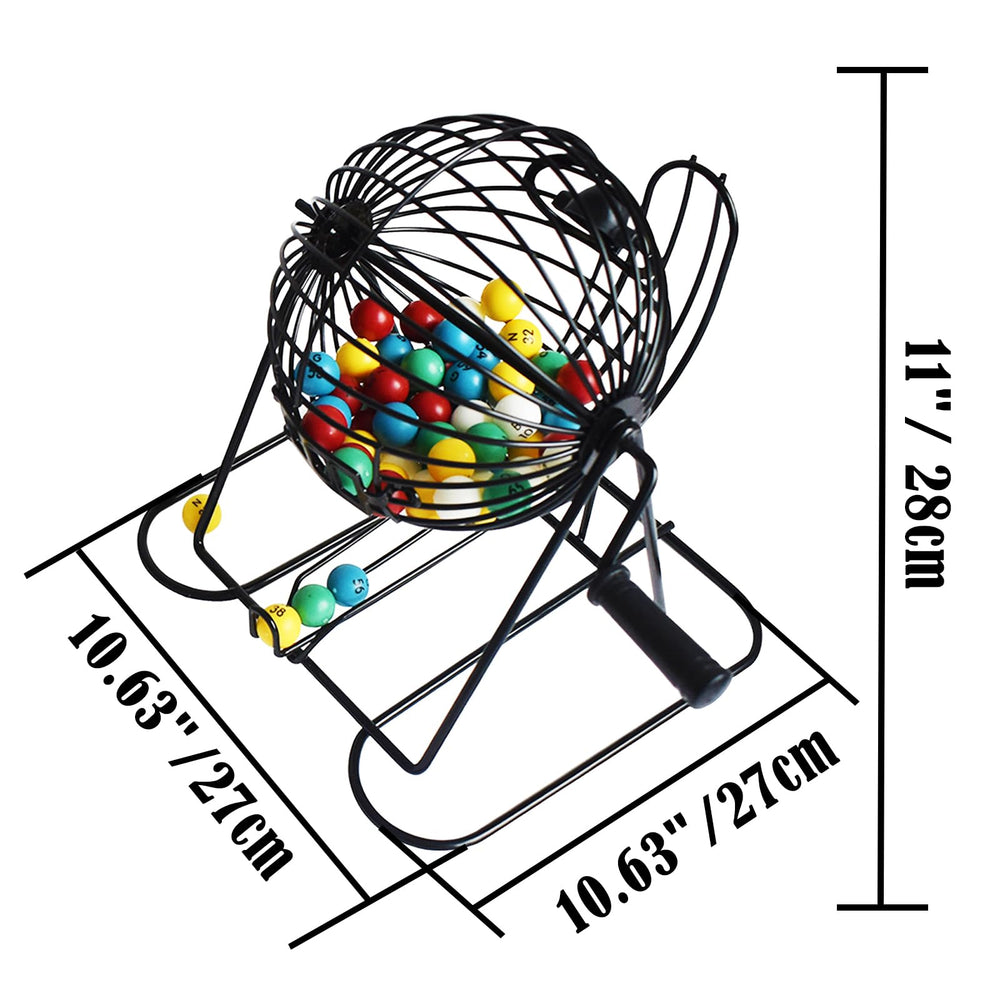 Yuanhe bingo balls in bright colors for clear reading.