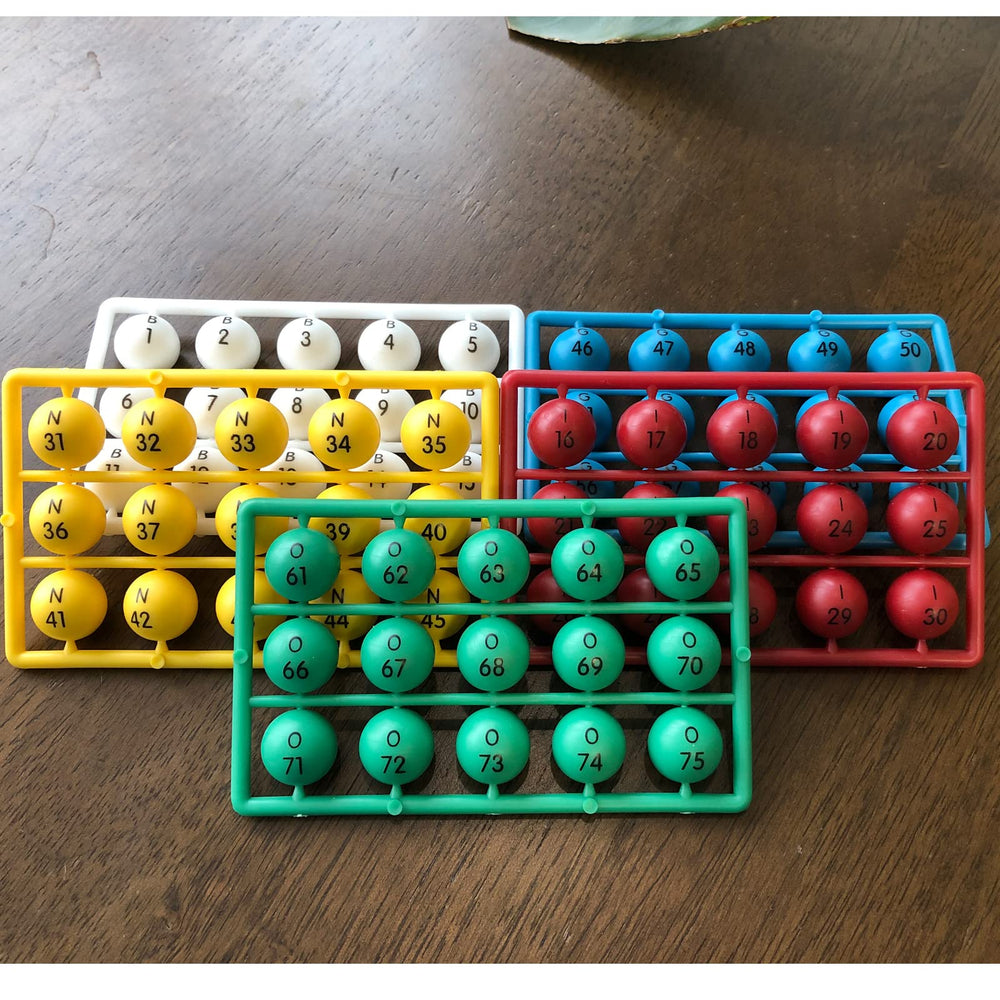 Yuanhe blue bingo ball shows bright color for quick calls during games.