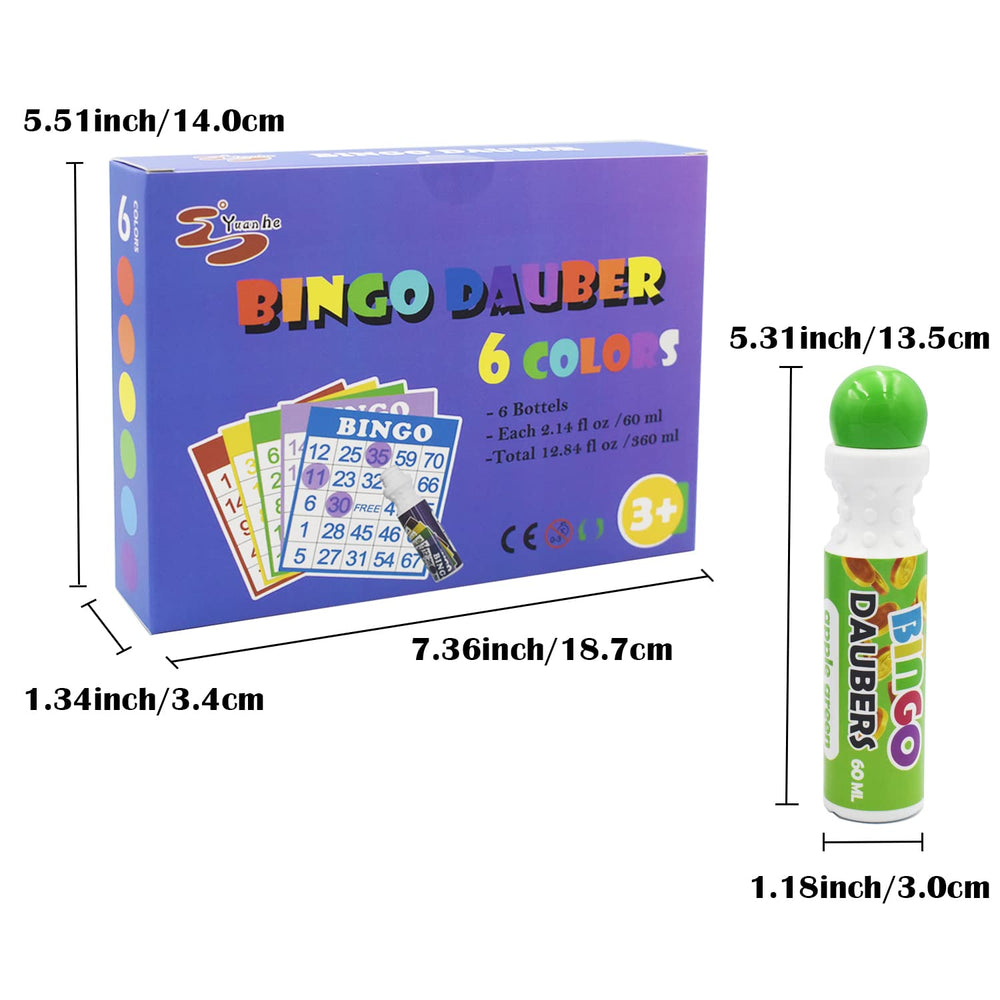 Yuanhe Bingo Daubers large sponge-tip delivers smooth, even color.